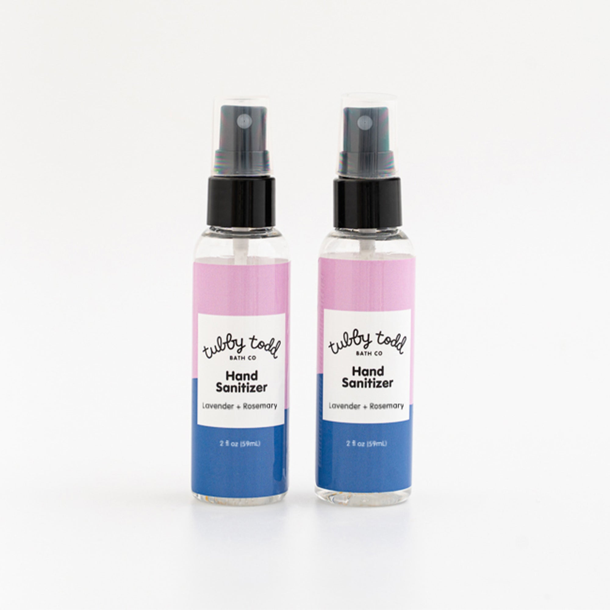 Hand Sanitizer 2 pack white background